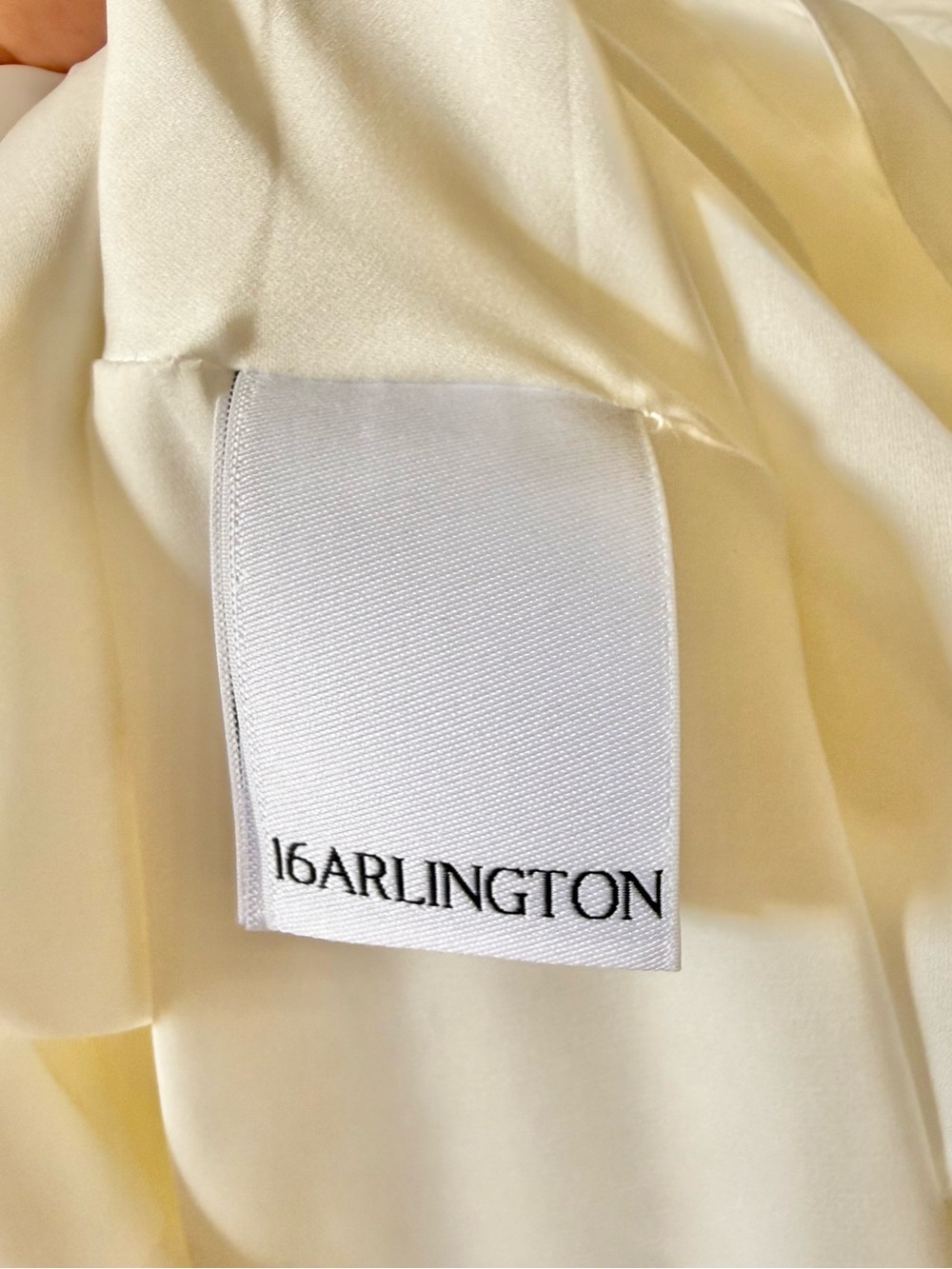 🆕 16ARLINGTON Umiko Feather Trim Mini Dress in Ivory Sz 10 US - Picture 7 of 9